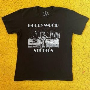 LOCAL AUTHORITY Hollywood Studios black tee • size medium • great condition